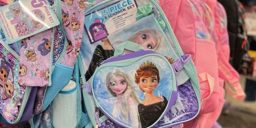 Character Backpack 5-Piece Sets from $16 (Reg. $40) + Free Shipping for Select Kohl’s Cardholders