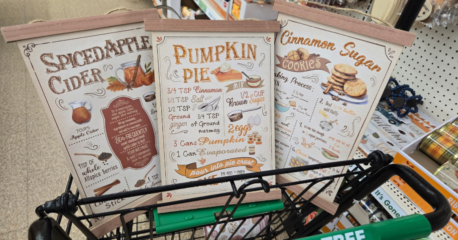 NEW Dollar Tree Fall Decor We’re Falling For | Rustic Signs, Metal Tins, Pumpkins, & So Much More