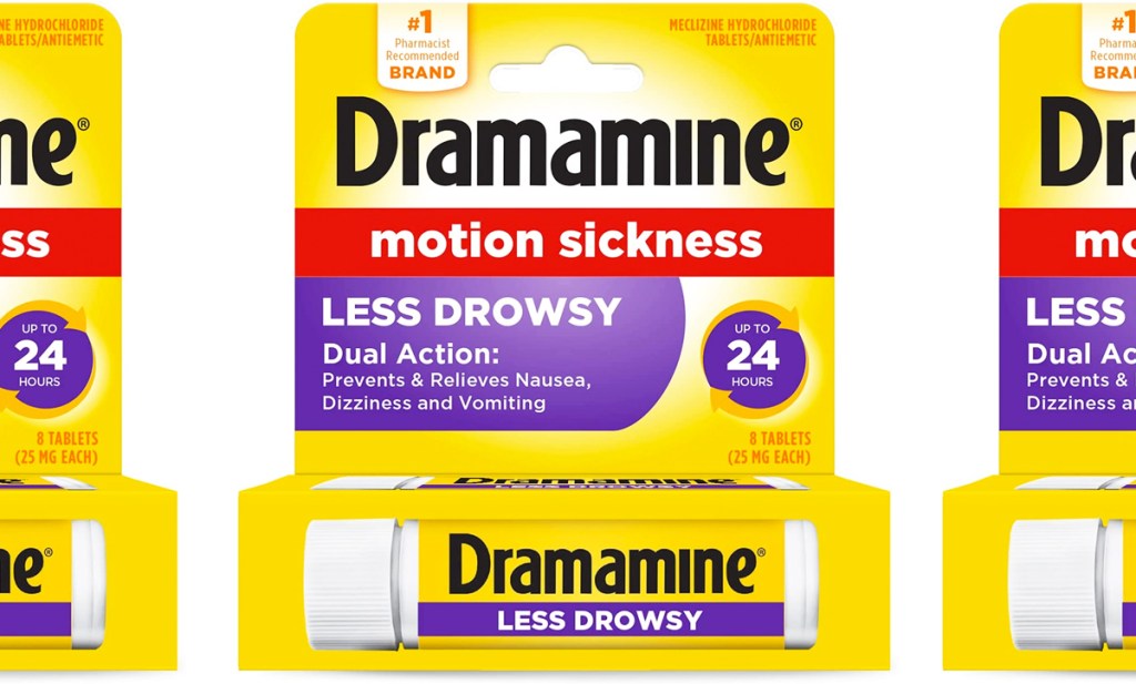 Dramamine Motion Sickness Less Drowsy Tablets