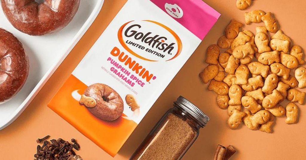NEW Goldfish & Dunkin' Pumpkin Spice Grahams Available Now on Target