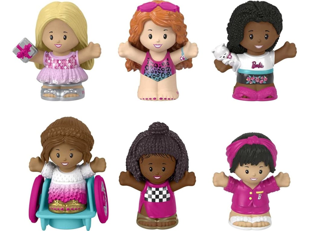 Fisher-Price Barbie Figure 6-Pack Little People Gift Set
