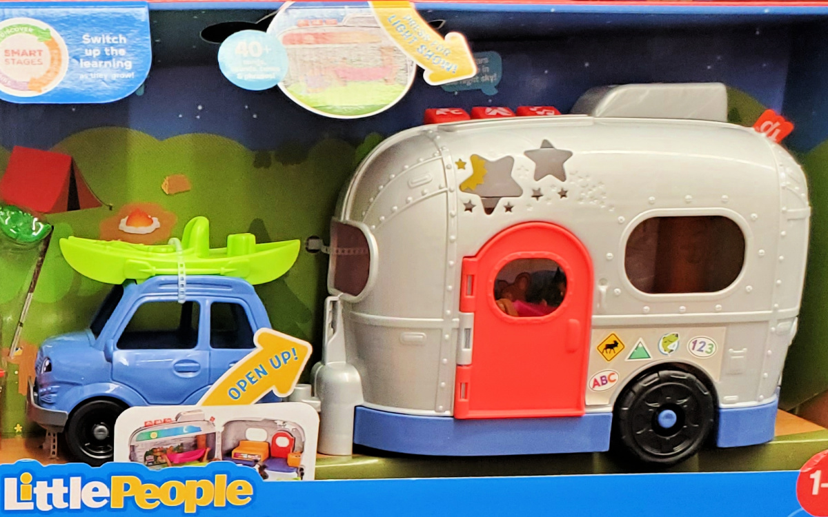 Fisher-Price Little People Light-up Learning Camper Playset