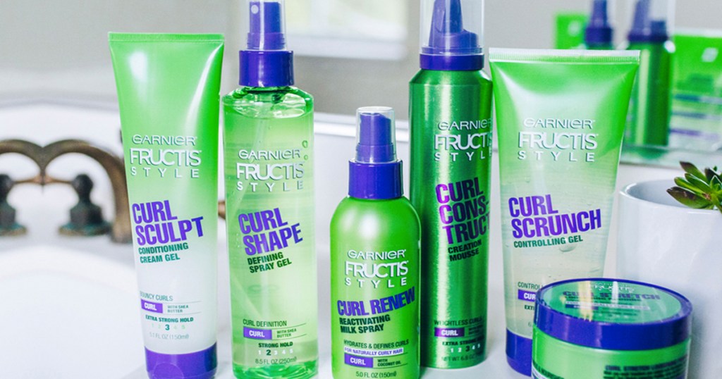 garnier fructis curl products