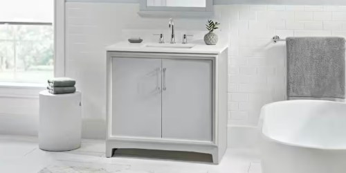 Up to $1,200 Off Home Depot Bathroom Vanities | Prices Start at $193 Delivered