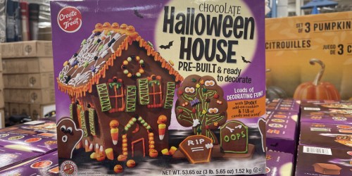Haunted Halloween Cookie House Kit Only $13.69 at Costco (Pre-Built House w/ Over 1 Pound of Candy & Icing)
