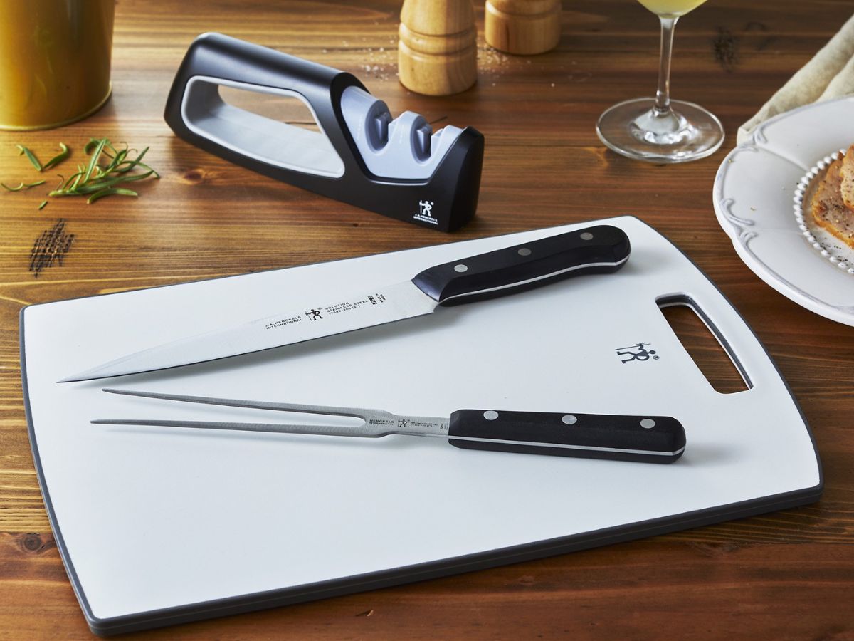 HENCKELS Tranchier-Set – 2-teilig, Hochkohlenstoffhaltiger Edelstahl, Klassisch Schwarz