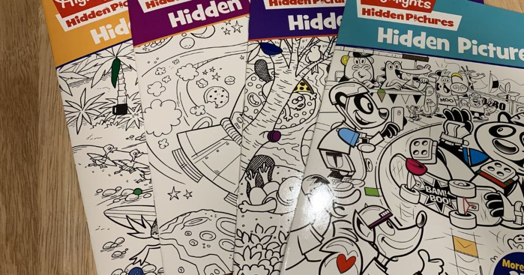 4 Highlights Hidden Pictures books