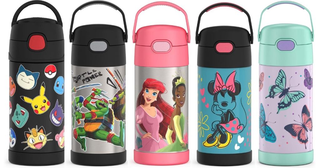 Thermos FUNtainer Kids Stainless Steel Water Bottles