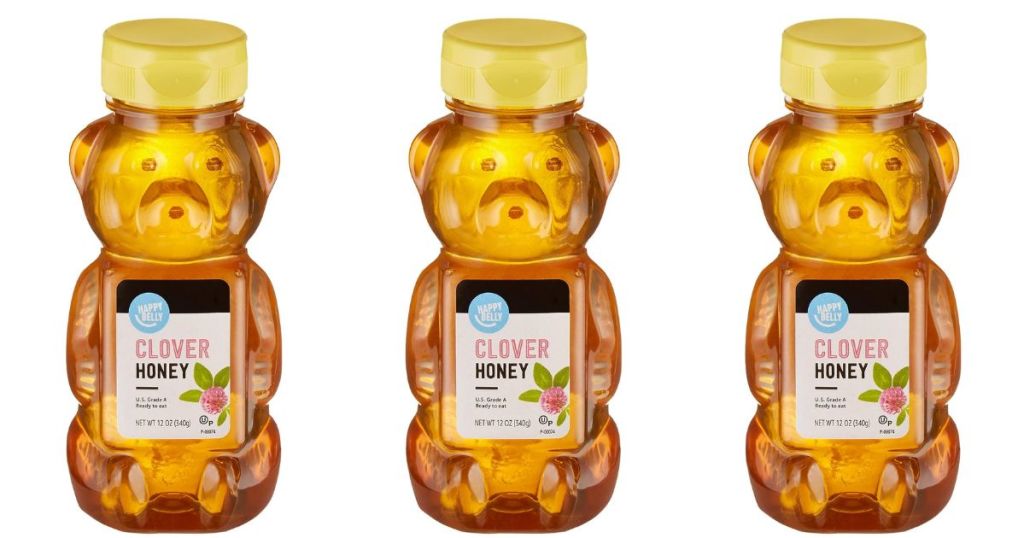 Amazon Happy Belly Clover Honey Bear Jars