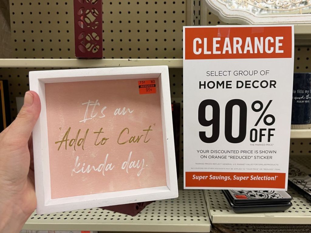 GO! 90 Off Hobby Lobby Home Decor Clearance (InStore Only)