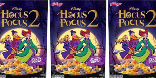 Limited Edition Kellogg’s Hocus Pocus Cereal Will Fly Into Stores This Month