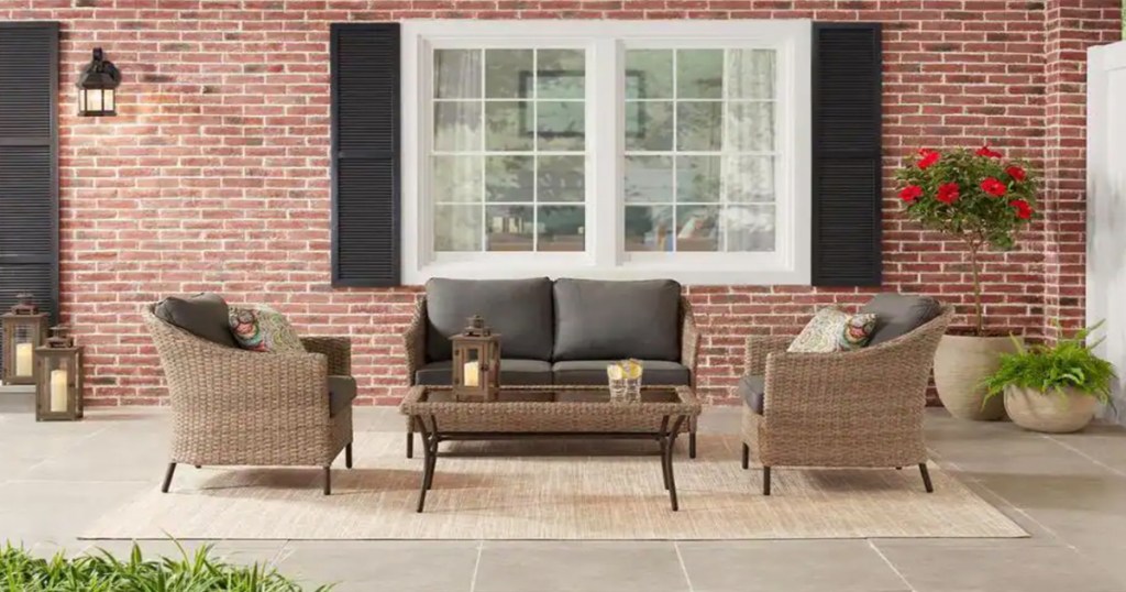 Kendall cove patio set outdoors