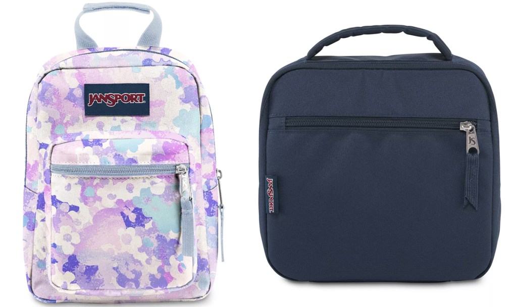 two jansport lunch totes
