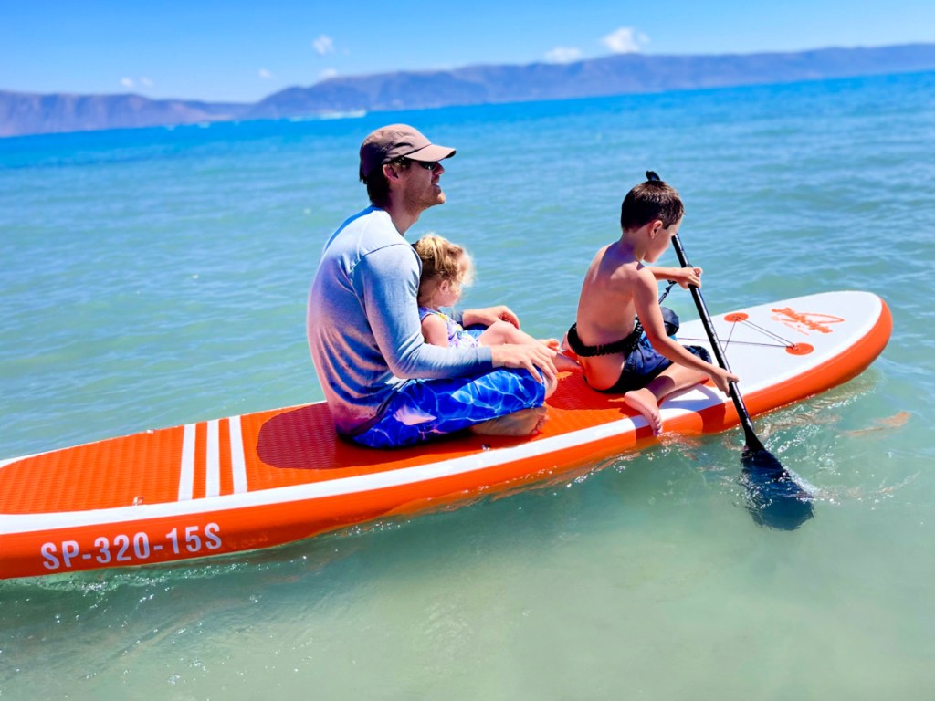 Jiubenju Inflatable Stand-Up Paddle Board w_ Kayak Seat