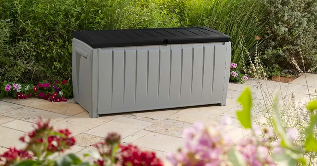 Keter 90-Gallon Outdoor Deck Box Only $68.14 Shipped