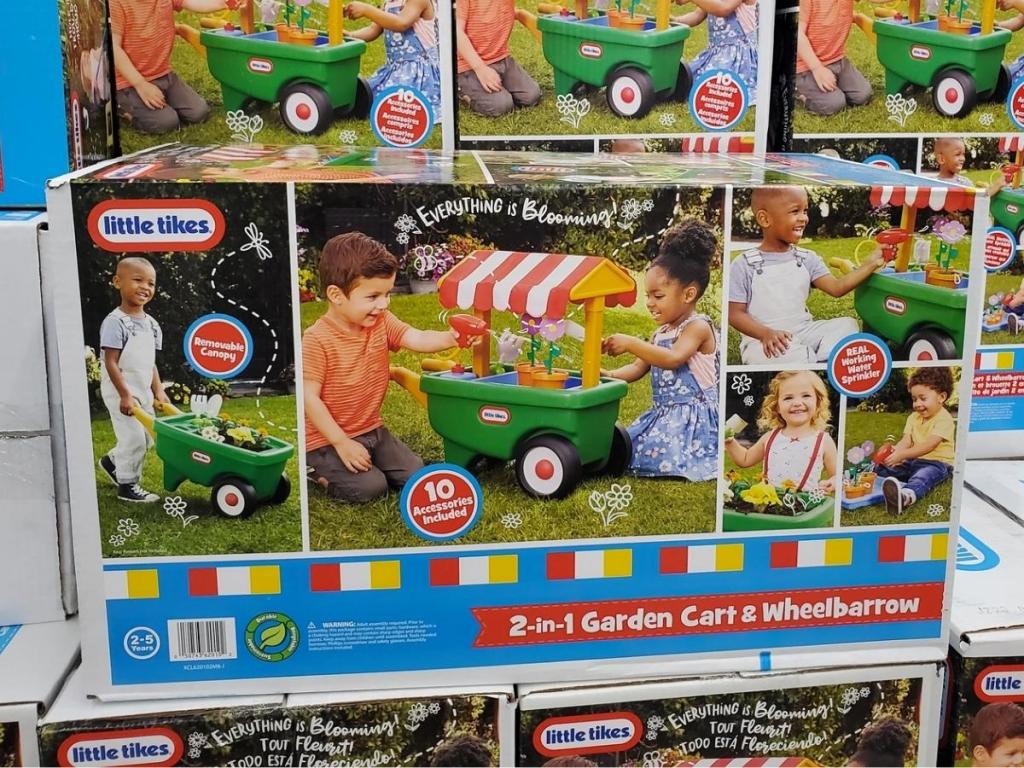 Little Tikes 2-in-1 Garden Cart and Wheelbarrow