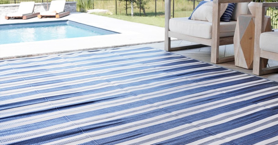 Lowe’s Outdoor Area Rugs from $13 (Stain & Fade Resistant)