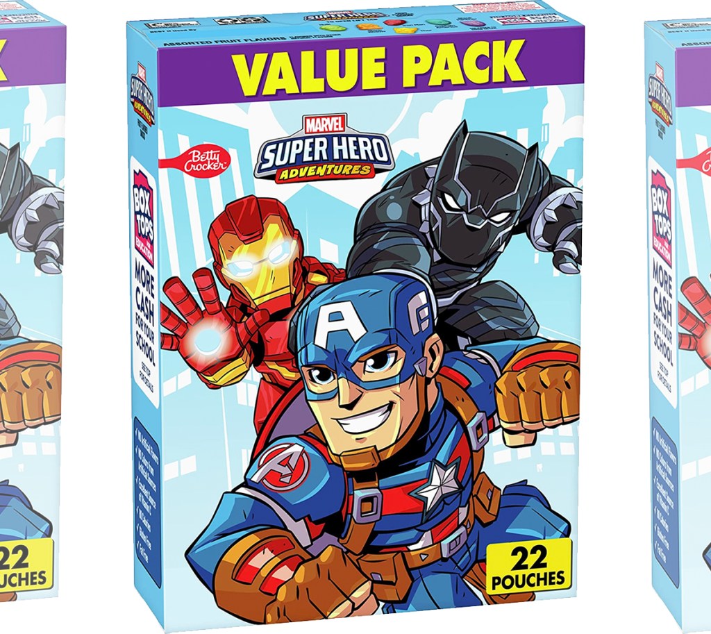 Marvel Avengers Fruit Snacks Box