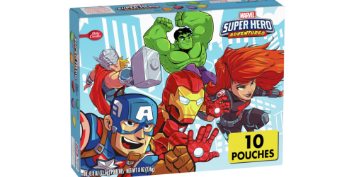 Marvel Avengers Fruit Snacks 8-Pack Only $14.88 Shipped on Amazon (Just $1.86 Per Box)