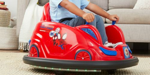 Kids Electric Bumper Car Just $79 Shipped at Walmart (Reg. $130) | Spidey, PAW Patrol, Disney & More