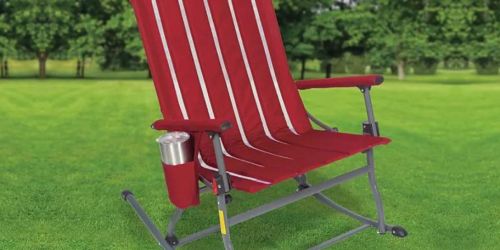 Member’s Mark Folding Rocking Chair Only $59.98 on SamsClub.com (Great for Camping & Outdoor Events)