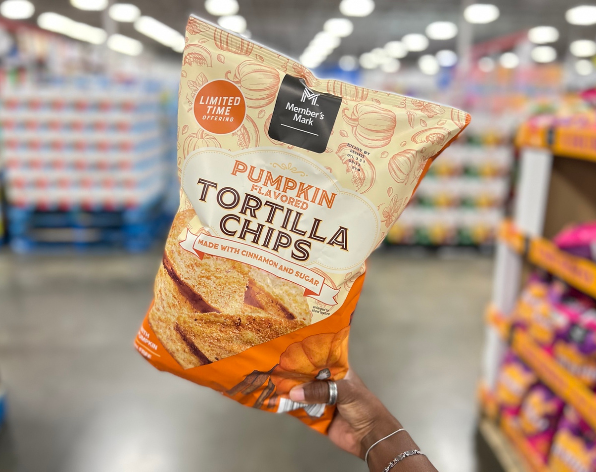 LimitedEdition Pumpkin Tortilla Chips Just 3.98 at Sam's Club Hip2Save