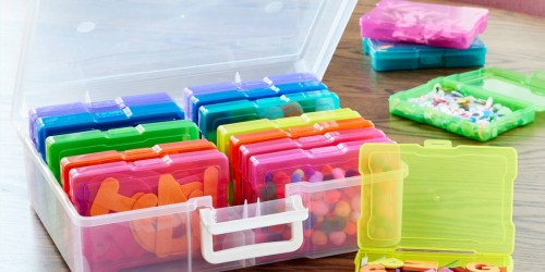 Photo & Craft Keeper 16-Case Only $14.99 on Michaels.com (Regularly $42) | Use for Teacher Supplies, Organizing, & More