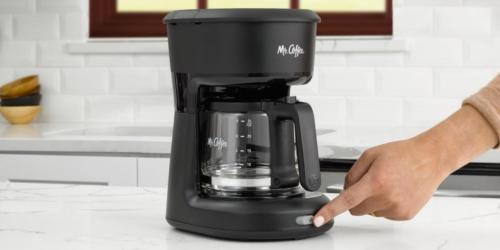 Mr. Coffee 5-Cup Mini Coffee Maker Only $14.99 on Amazon (Reg. $25) | Great for College Students