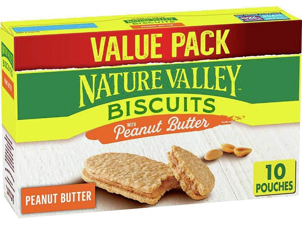 Nature Valley Biscuit Sandwiches w/ Peanut Butter 10-Count Box