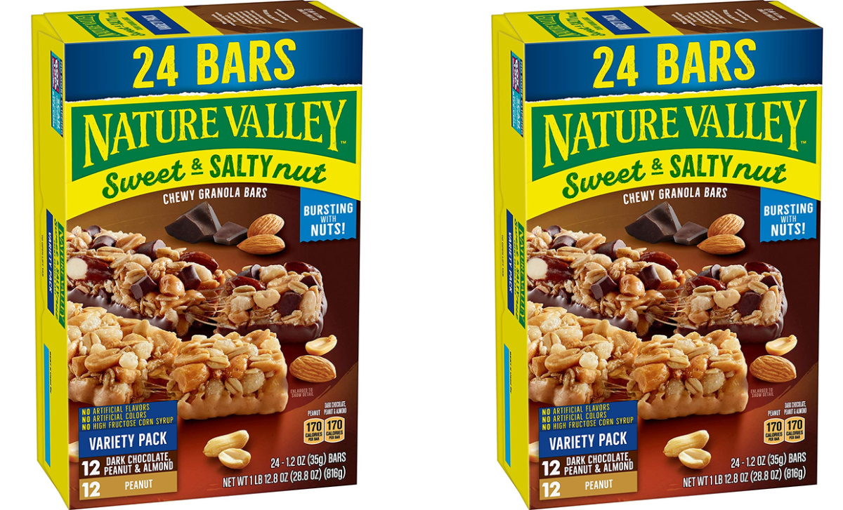 Nature Valley Granola Bars, Sweet and Salty Nut, Variety Pack