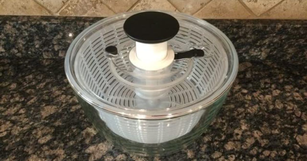 OXO Good Grips Large Glass Salad Spinner Only 29.99 Shipped on Amazon