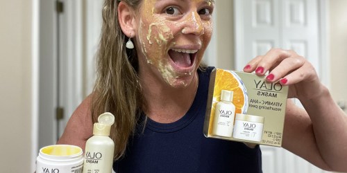 Olay Vitamin C Resurfacing Peel Mask Set Only $17 Shipped | Over 150 5-Star Reviews