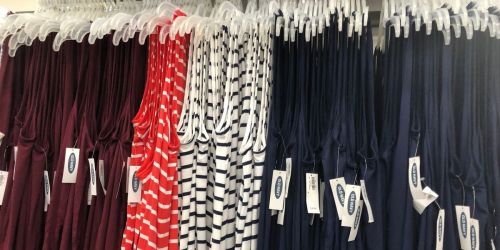 Old Navy Women’s Clothes Sale | Luxe Tanks & Tees from $7.97 (Regularly $17)