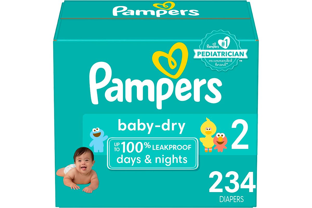 Pampers baby dry size 2 234 ct box