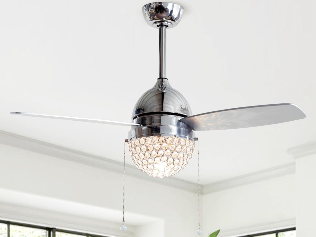 ceiling fan chandelier light in home