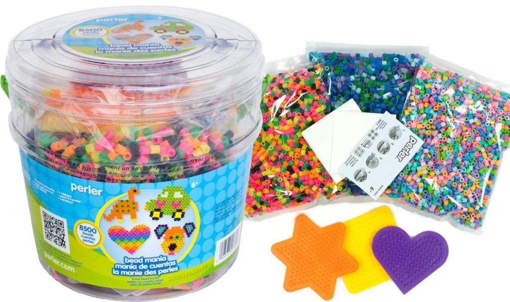 Perler beads activity bucket