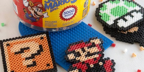 Super Mario Perler Beads Activity Bucket Only $9.75 on Walmart.com (Regularly $17)