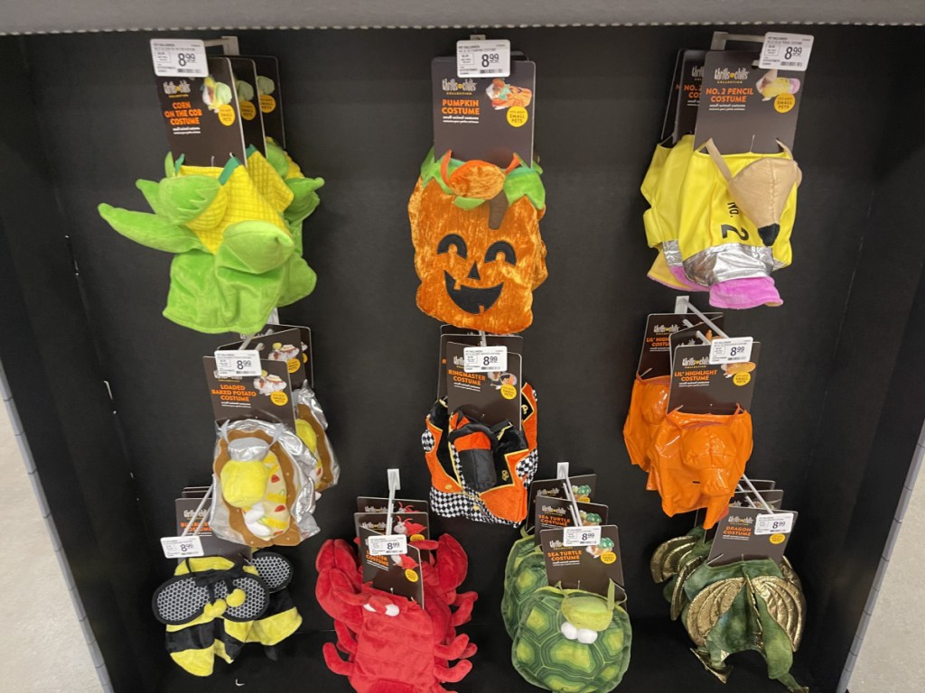 small pet Halloween costumes in store