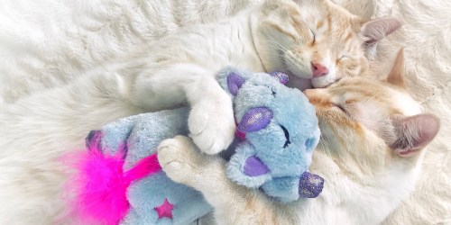 Petstages Microwaveable Unicorn Cat Toy Just $5.50 on Amazon (Reg. $12) | Helps Reduce Stress & Anxiety