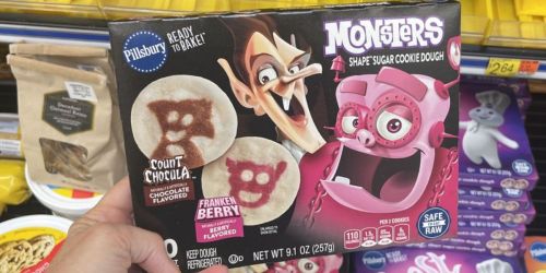 Pillsbury Ready to Bake Monster Cookies Taste Like Count Chocula & Franken Berry Cereal (Find Them at Walmart!)
