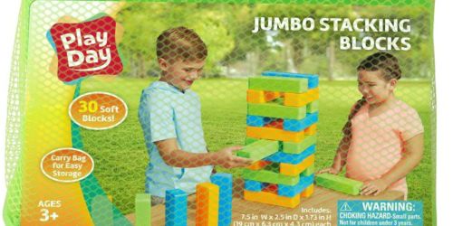 Jumbo Stacking Blocks Set Only $19.88 on Walmart.com (Regularly $25) | Great Jenga Alternative for Toddlers