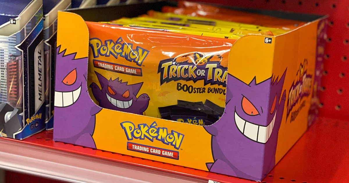 Pokémon Halloween BOOster Bundles w/ 40 Mini Card Packs Only 14.99 on