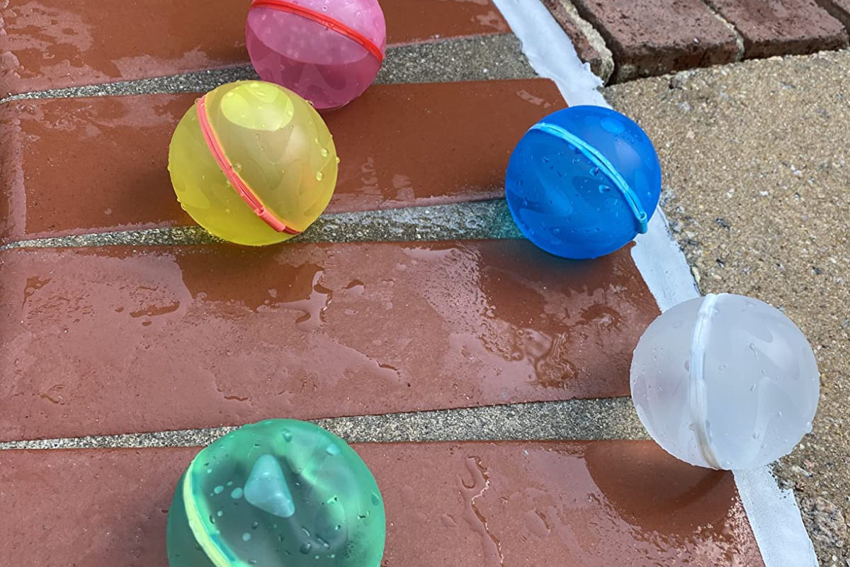 colorful water balloon balls