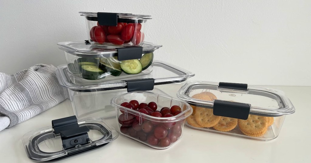 best food storage containers - rubbermaid brilliance