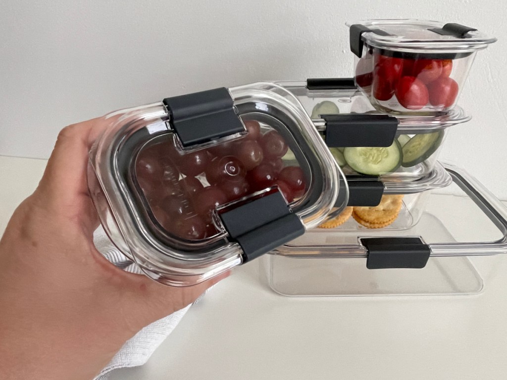 Rubbermaid Brilliance Best Food Containers - Glass