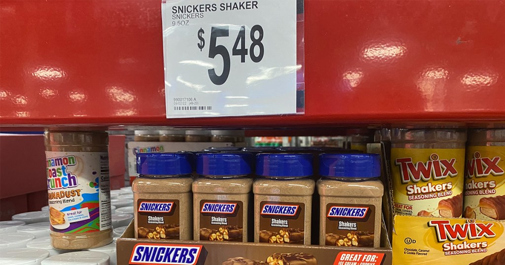 snickers shaker seasoning in store