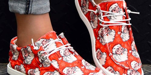 Christmas Boat Shoes for Women Only $13.49 on Zulily (Fun & Festive Styles!)