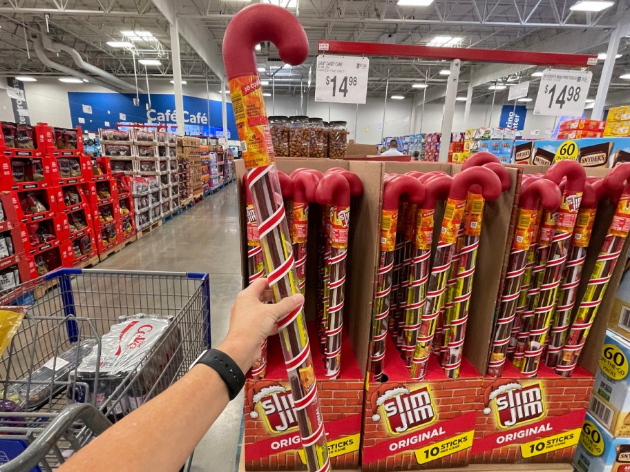 Slim Jim Candy Canes