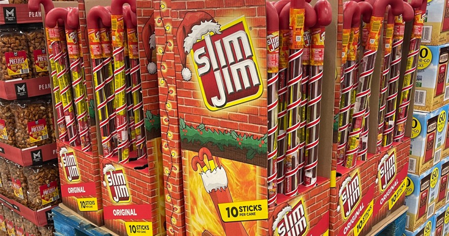 Slim Jim Candy Canes