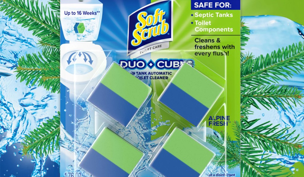 Soft Scrub in-Tank Toilet Cleaner Duo-Cubes 4-Pack